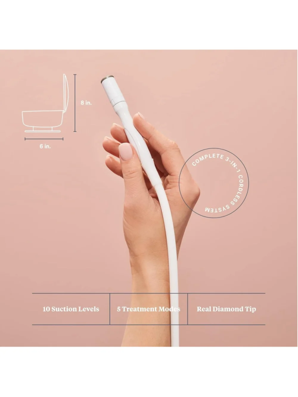 UltraDermMD Microdermabrasion Machine 3-in-1 Skincare System - Picture 5 of 6
